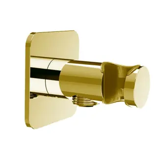 Almar Вывод из стены для душевой лейки, цвет: золото PVD