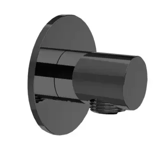 Almar Вывод из стены для душевой лейки, цвет: черный матовый