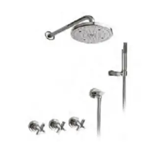 Nicolazzi Monte Croce Душевого набора, верхний душ 20см., смеситель, ручной душ,  цвет: хром