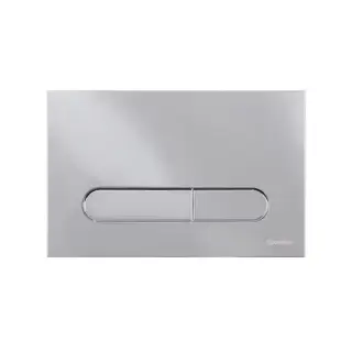 Duravit DuraSystem Beta 100 Клавиша смыва для унитаза, двойной смыв, цвет: хром