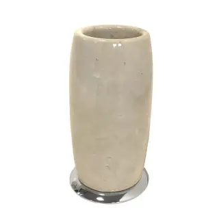 3SC Elegance Стакан настольный, цвет: мрамор botticino/хром