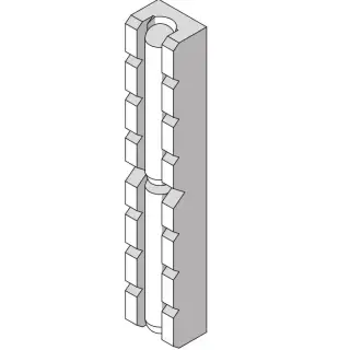 Effegibi Песочные часы для саун: Air, цвет: осина термообработанная