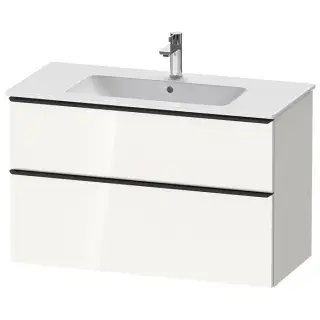 Duravit D-Neo Тумбочка подвесная 101х46.2x62.5см., раковина, 1 ящик цвет: белый высокоглянцевый