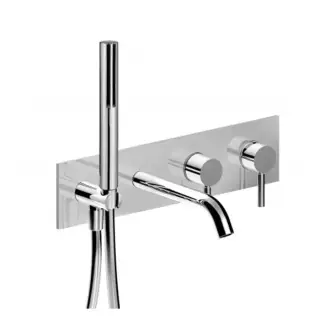 Fantini Nostromo Смеситель для ванны, встраиваемый, цвет: хром