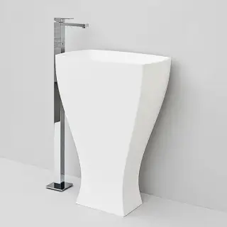 Artceram JAZZ Livingtec Раковина напольная с сифоном, 60х48х85см, цвет: белый глянцевый