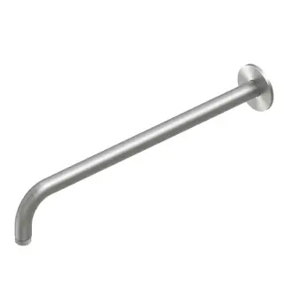 QuadroDesign Держатель верхнего душа, 40см, настенный, цвет: brushed stainless steel