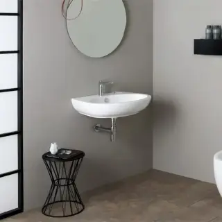 Simas Bormio Раковина 66х51 см, 1 отв., цвет: белый