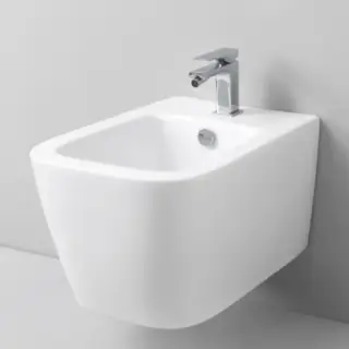 Artceram A16  Биде подвесное  36х52 см, с 1 отв под смеситель, с креплениями,  цвет: белый