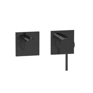 Almar Modular Смеситель для душа, встраиваемый, с переключателем на 2-3 положения, цвет: черный матовый