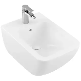 Villeroy&Boch Venticello Биде подвесное 37.5х56х28.5см., 1 отв., цвет: альпийский белый