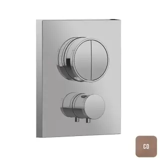 Almar Core Смеситель для душа, встраиваемый, термостатический, цвет: Copper Brushed PVD