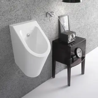 Globo Forty3 Писсуар настенный 37х32см., без отверстий для крышки, с крепежом, цвет: белый