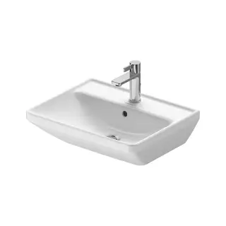 Duravit D-Neo Раковина накладная 55х44см, с переливом, с 1 отв., цвет: белый