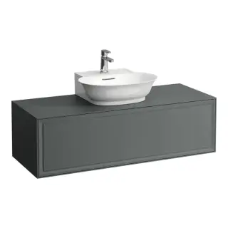Laufen New Classic Тумба с раковиной, 117.5x45.5x34.5см, 1 ящик, подвесная, цвет: серый