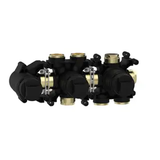 Almar Modular Встраиваемая часть однорычажного смесителя с переключателем на 3 положения, горизонтальный модуль для душа