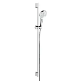 Hansgrohe Crometta Vario Unica Душевой набор: штанга 900mm, ручной душ, 1jet (Rain), шланг, цвет: белый/хром