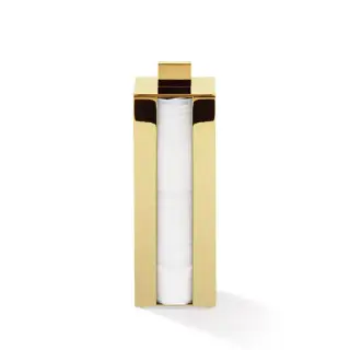 Decor Walther Cube DW 3680 Диспенсер ватных дисков, настольный, цвет: золото