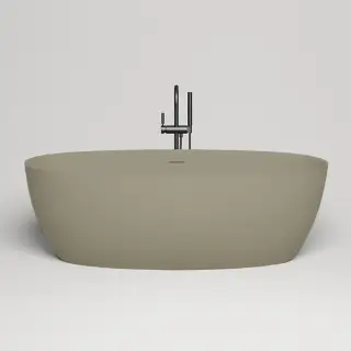 Salini Alda Ванна отдельностоящая 178х92х58см, донный клапан , сифон, слив-перелив, S-Stone, цвет: RAL7002