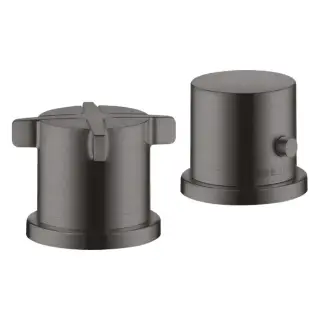 Axor Citterio E Смеситель для ванны, 2 отв., термостатический, цвет: шлифованный черный хром