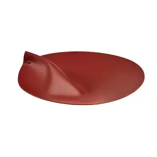 ADJ Крышка для корзины для белья, D33 см., цвет: бордо/коньяк