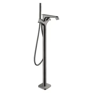 Axor Citterio E Смеситель для ванны, напольный, термостатический, с ручным душем, цвет: полированный черный хром