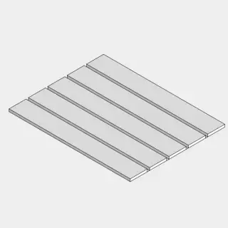 Effegibi Набор дорожек для Био-сауны Auki 60, цвет: канадский хемлок