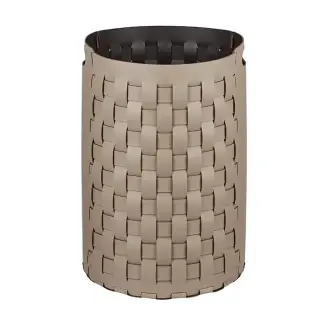 Colombo Adj Круглая корзина Bottega D40хH57см., напольная, цвет: капучино/шоколад