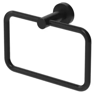 Colombo Plus Полотенцедержатель кольцо, цвет: чёрный матовый