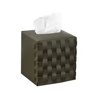 ADJ Салфетница Bottega, 12х12хH12 см., цвет: оливковый/горчичный