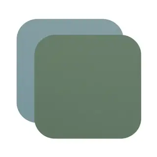 Colombo Adj Квадратный костер, 12x12 см, цвет: небесный/эвкалипт