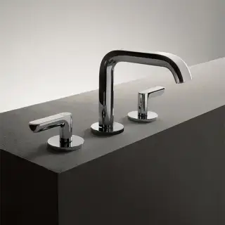 Fantini Icona Deco Смеситель для раковины, 3 отверстия, цвет: хром