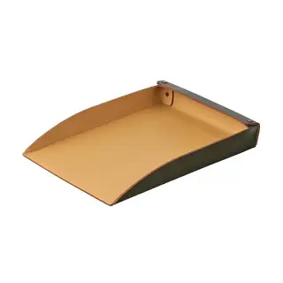 ADJ Лоток для бумаг, 32x23 см., цвет: оливковый/горчичный