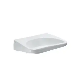 Laufen Rehab Раковина подвесная, 66x55x16.5см, без барьера, цвет: белый