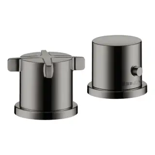 Axor Citterio E Смеситель для ванны, 2 отв., термостатический, цвет: полированный черный хром