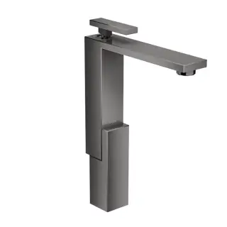 Axor Edge Смеситель для раковины, на 1 отв., с донным клапаном push/open, излив 180мм, цвет: черный