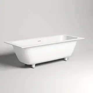 Salini Orlanda Axis Встраиваемая ванна на ножках 191х80х60см.,  