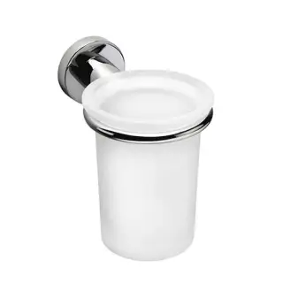 Colombo Basic Стакан подвесной, цвет: хром/матовое стекло