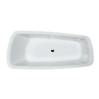 Laufen Palomba Ванна 180x80x45.5см, встраиваемая, ассиметричная, без слив-перелива, борт 8см, материал: акрил, цвет: белый