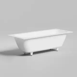 Salini Orlanda Axis Встраиваемая ванна на ножках 191х80х60см.,  