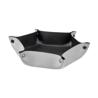 ADJ Мелочница, 15x18xH5 см., цвет: серый/черный