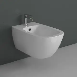 GLOBO Genesis Биде подвесное 50х36см, с 1 отв., с креплением, цвет: белый