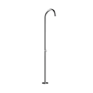 Bossini Mont Blanc Душевая колонна  из стали INOX, верхний душ 54см с подкл. в пол с встроенной частью, цвет: хром