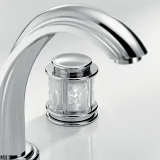 THG Ange Смеситель для раковины, 3 отв., цвет: хром