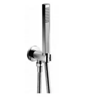 Fantini Venezia Душевой набор: ручная лейка VENEZIA, шланг 150 см, держатель для ручной лейки, цвет: хром