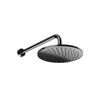 Gessi Origini Верхний душ 25см., с кронштейном, настенный ,защитой от известкового налета, цвет: Black Metal PVD