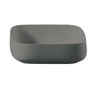 Artceram Cognac Раковина накладная Quadro 55x35 см, Saniglaze, цвет: grigio oliva