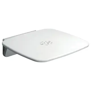 Colombo Complementi Сиденье для душа, с креплениями к стене, 160кг, цвет: белый