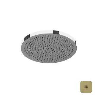 Almar Velvet Верхний душ 232*232 (без держателя) с функцией Velvet Rain, цвет: брашированное золото PVD