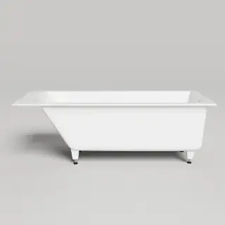 Salini Cascata Ванна встраиваемая, с прямоугольной чашей, 170х75х60см, регулируемые ножки, материал: S-Sense, цвет: белый