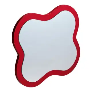 Laufen Florakids Зеркало 435x21x383 мм, «цветок», цвет: красный